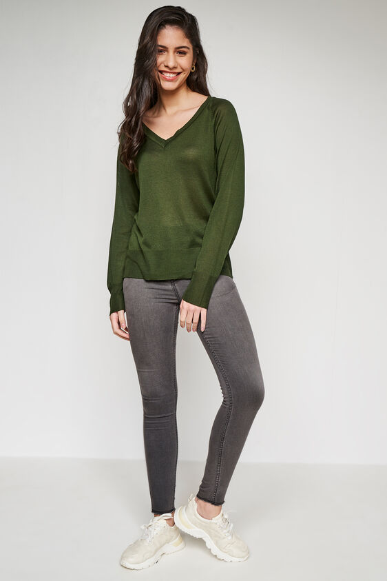 Grey Solid Straight Bottom, Grey, image 1